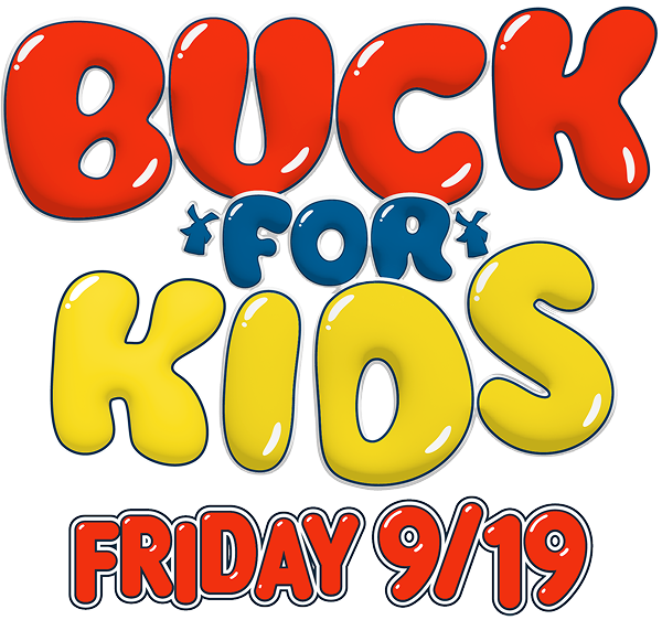 dutch bros presents buck for kids, friday 9/19
