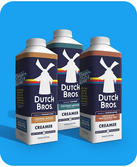 dutch bros coffee creamers