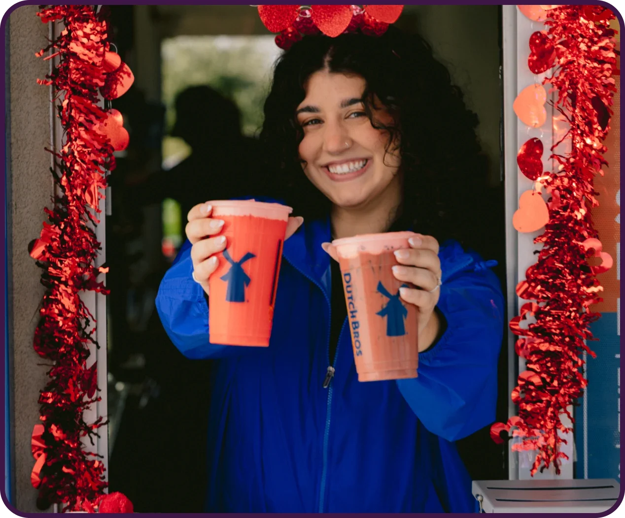 dutch bros broista with dutch luv drinks