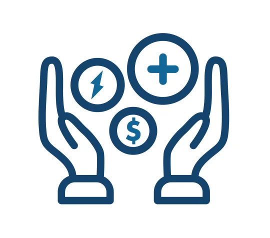hands with benefits icon
