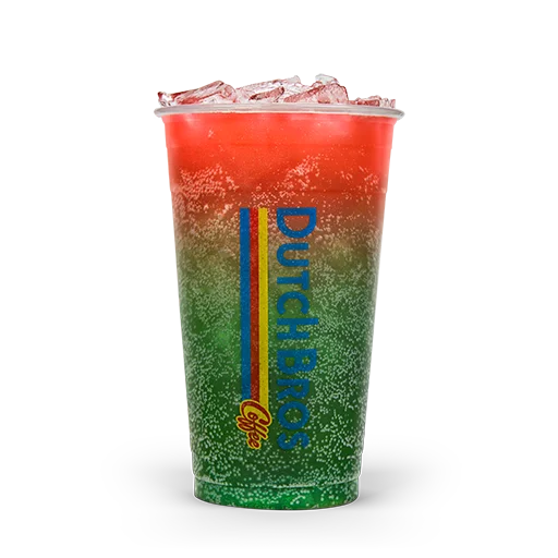 Blue Raspberry w/ Almond, Strawberry, White Chocolate Float