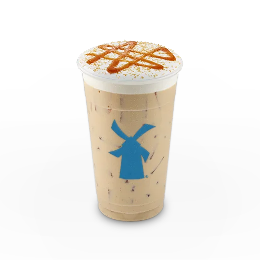 Espresso, Salted Caramel, Cinnamon, White Chocolate & 2% Milk w/ Soft Top®, Caramel Drizzle & Raw Sugar Sprinks