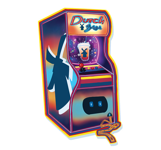 arcade cabinet sticker