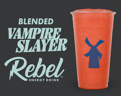 Dutch Bros Blended Rebel Vampire Slayer