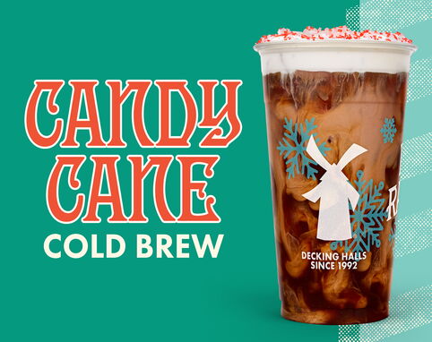 Dutch Bros Holiday drink Candy Cane Cold Brew