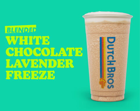 Dutch Bros White Chocolate Lavender Freeze