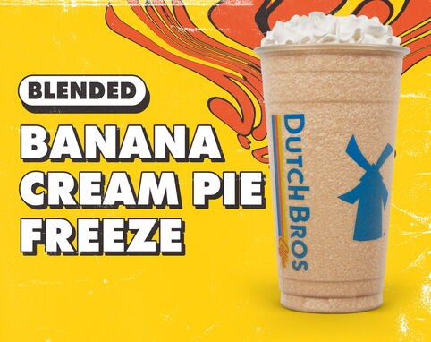 Blended Banana Cream Pie Freeze
