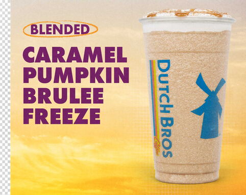 Blended Caramel Pumpkin Brulee Freeze