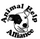 Animal help alliance logo is shown