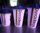 A row of Dutch Bros drinks is shown