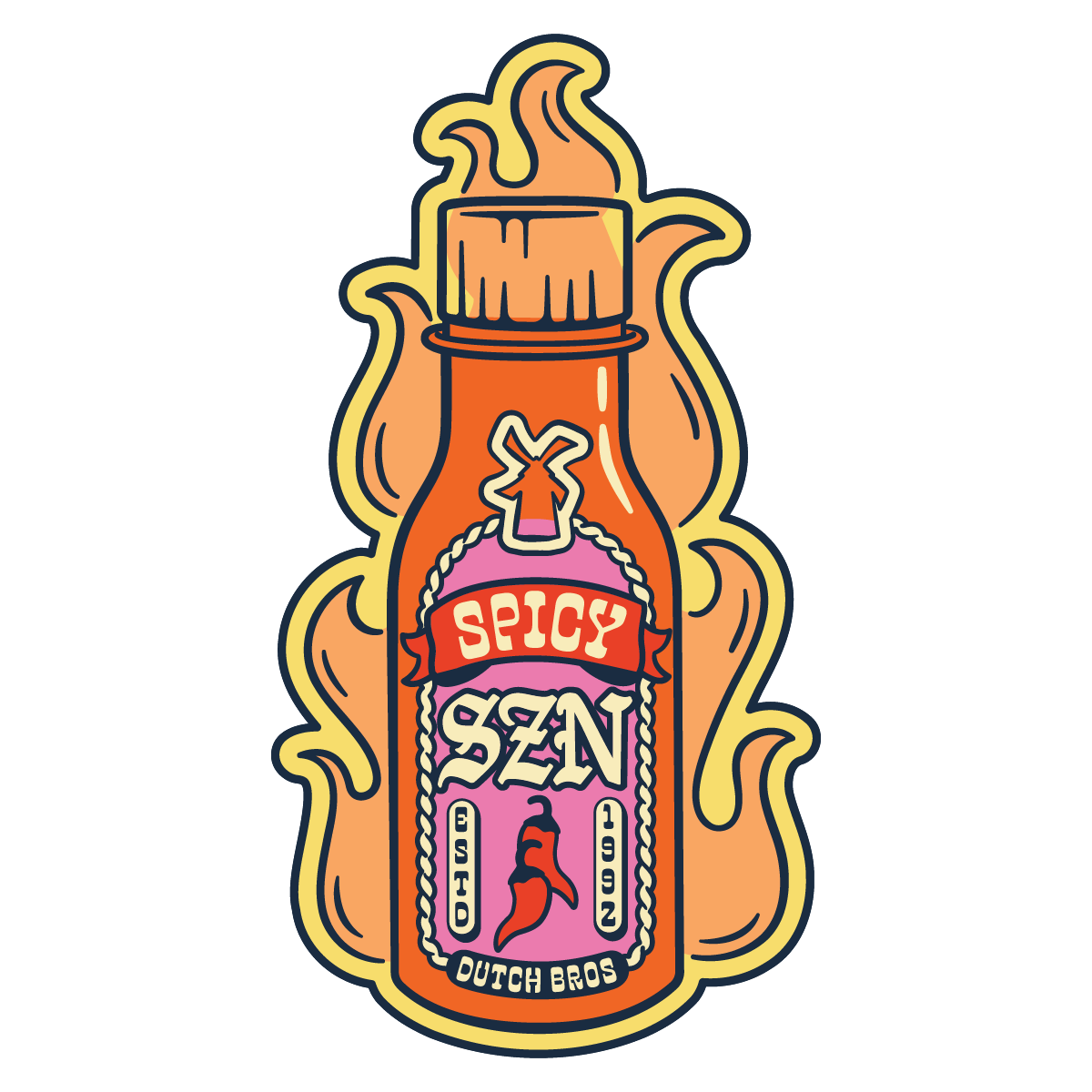 Dutch Bros Stickers Arts & Crafts