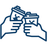 our impact goals iconography community