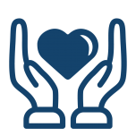 Hands and Heart icon