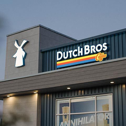 A Dutch Bros Stand