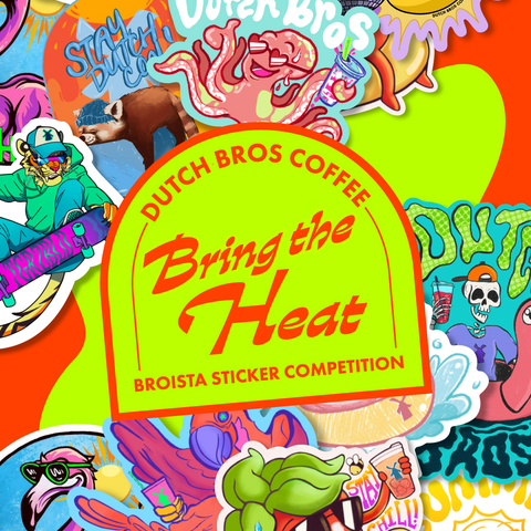 Dutch Bros sticker competition starts March 1st 2023