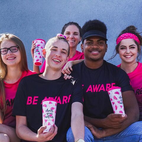 Breast cancer awareness dutch bros coffee 