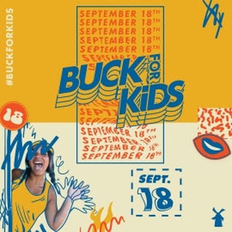 Dutch Bros buck for kids fundraiser logo for 2021