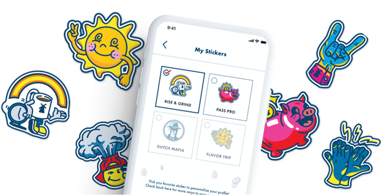 Dutch Bros App - Collect App Stickers