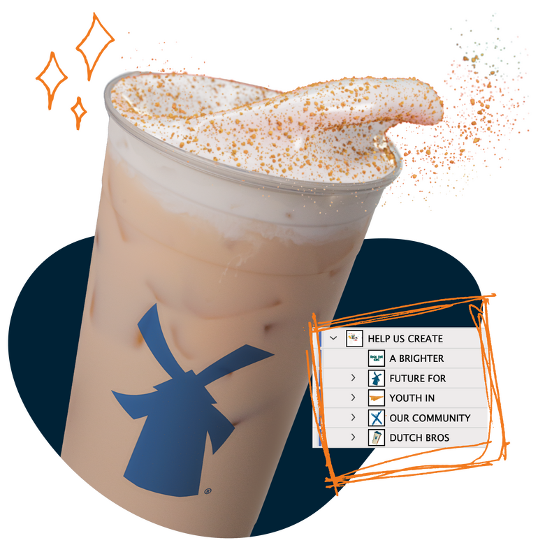 Dutch Bros chai drink