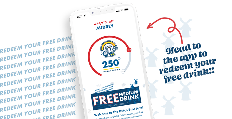 Download the App to get a free drink 